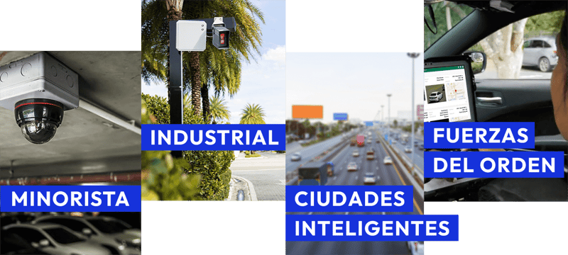 4 industrias que usan reconocimiento de placas (LPR): minorista, industrial, ciudades inteligentes, fuerzas del orden